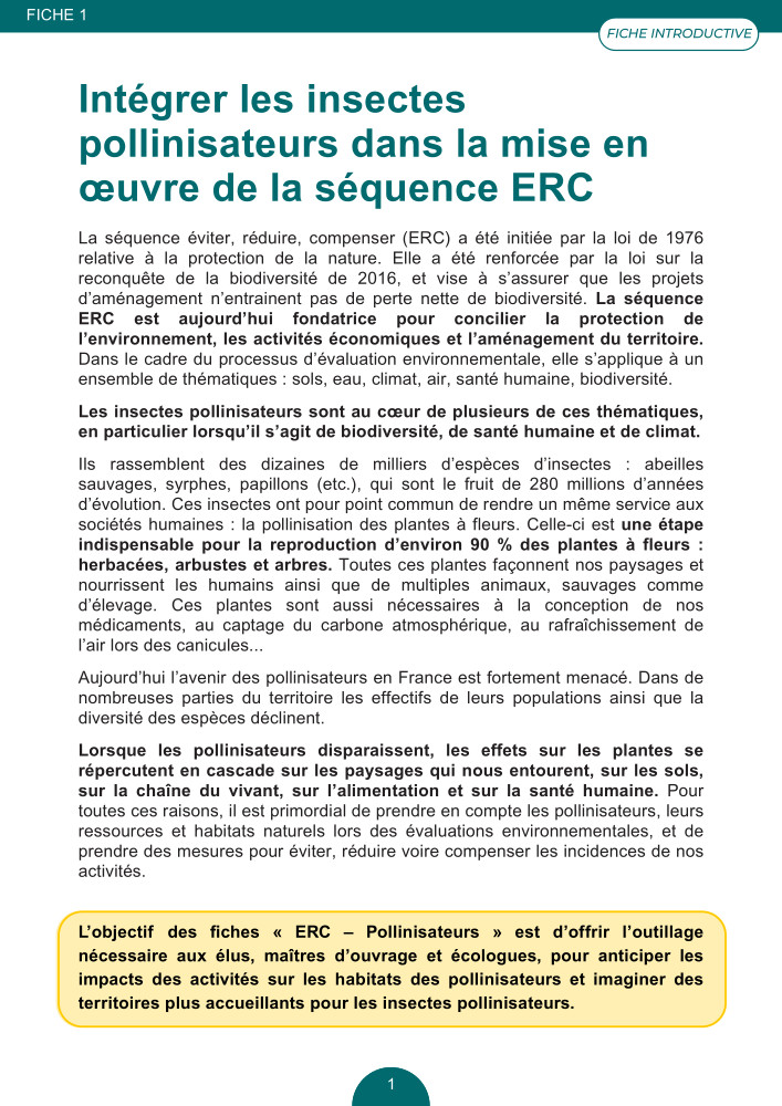 Première page de la fiche 1