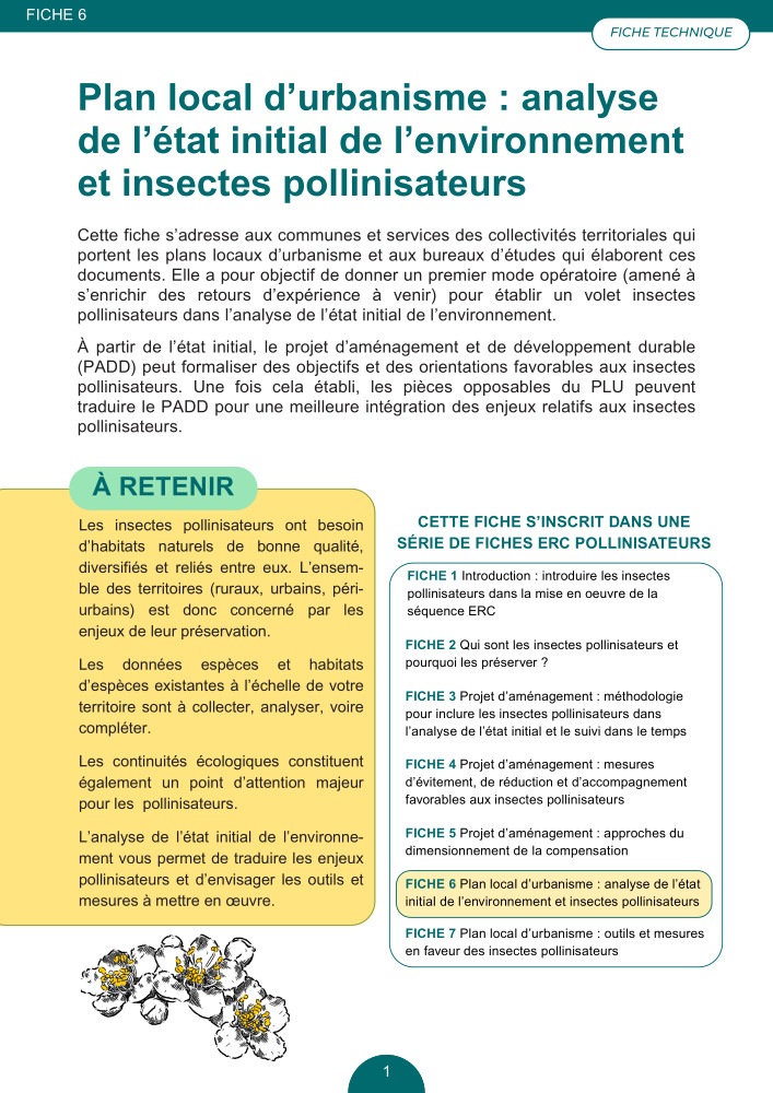 Première page de la fiche 6