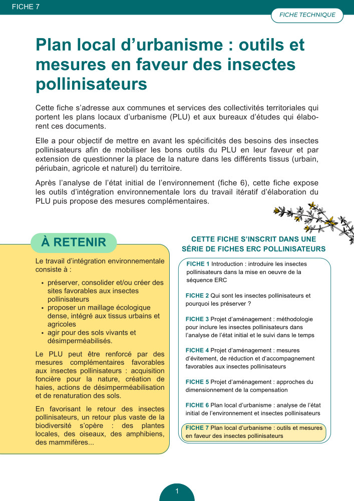 Première page de la fiche 7